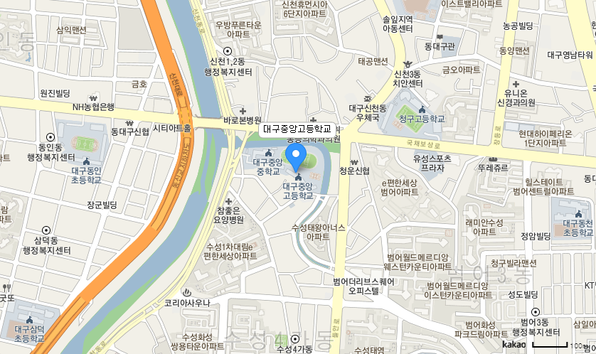 학교 찾아오시는 길 지도